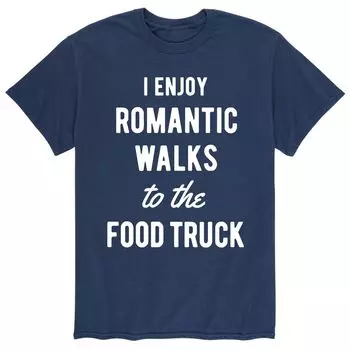 Мужская футболка I Enjoy Romantic Walks Licensed Character