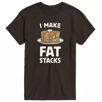Мужская футболка I Make Fat Stacks Pancakes Licensed Character