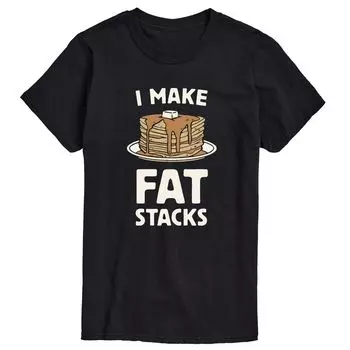 Мужская футболка I Make Fat Stacks Pancakes Licensed Character