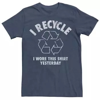 Мужская футболка I Recycle «Я носил эту рубашку вчера» Licensed Character