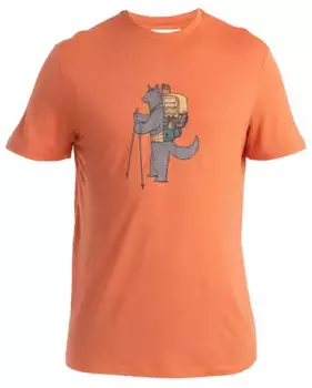 Мужская футболка Icebreaker Merino 150 Tech Lite III с коротким рукавом, цвет Ember