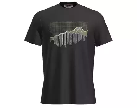 Мужская футболка Icebreaker Merino 150 Tech Lite III с коротким рукавом, черный