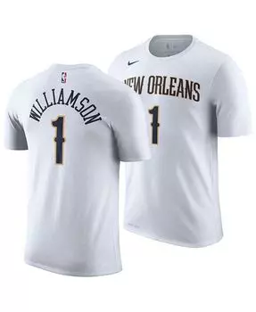 Мужская футболка игрока Zion Williamson New Orleans Pelicans Association Nike, белый