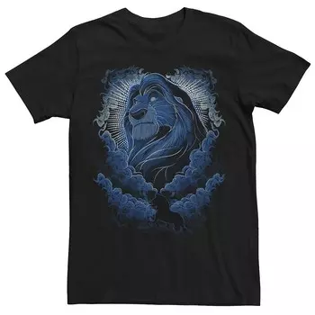Мужская футболка In The Sky от Disney's The Lion King Mufasa Licensed Character, черный