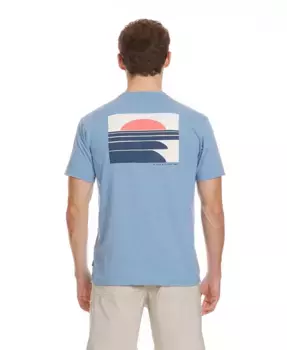 Мужская футболка Incoming с коротким рукавом Quiksilver, синий