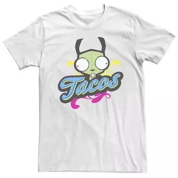 Мужская футболка Invader Zim Gir Tacos Licensed Character