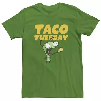 Мужская футболка Invader Zim Taco Tuesday Licensed Character