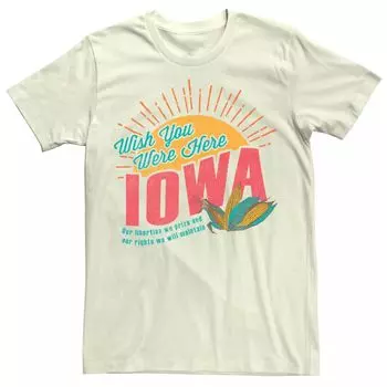 Мужская футболка Iowa Wish You Were Here Licensed Character