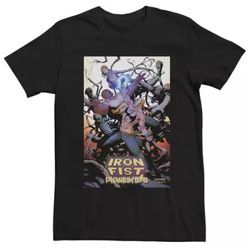 Мужская футболка Iron Fist Comics из комиксов Marvel Licensed Character