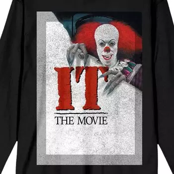 Мужская футболка It (1990) с оригинальным плакатом и длинными рукавами Licensed Character