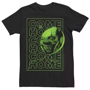 Мужская футболка IT Chapter 2 Green Hue с плакатом Come Home Licensed Character