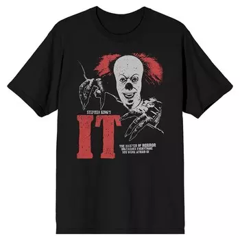 Мужская футболка It Movie You'll Float Too Licensed Character, черный