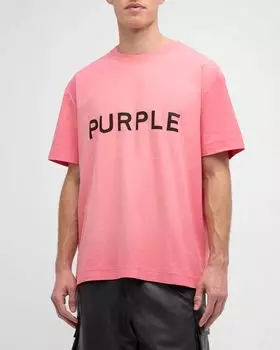 Мужская футболка из фактурного джерси PURPLE, цвет Pink