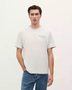 Мужская футболка из хлопка с короткими рукавами Scalpers, серый