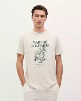 Мужская футболка из хлопка с короткими рукавами Scalpers, светло-серый