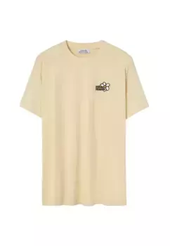 Мужская футболка из хлопка с короткими рукавами Loreak Mendian, бежевый