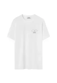 Мужская футболка из хлопка с короткими рукавами Loreak Mendian, белый