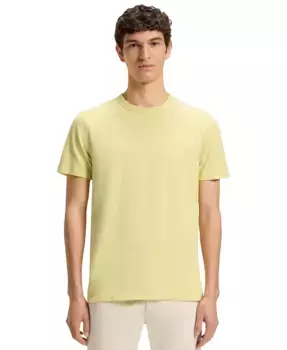 Мужская футболка из хлопка Slub Regular-Fit Hugo Boss, желтый