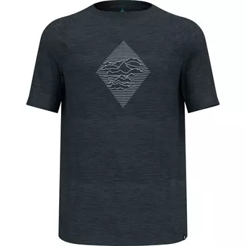 Мужская футболка из мериноса Tencel 130 Peaks Odlo, черный