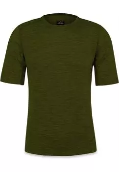 Мужская футболка из мериносовой ткани Darwin Normani, зеленый
