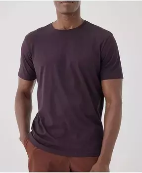 Мужская футболка из мягкого хлопка с круглым вырезом из органического хлопка Pact, фиолетовый