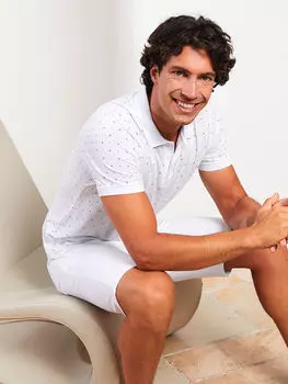 Мужская футболка из пике с рисунком поло и коротким рукавом LCWAIKIKI Classic