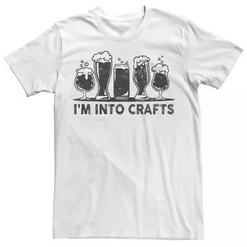 Мужская футболка из пивной линейки «I'm Into Crafts» Licensed Character
