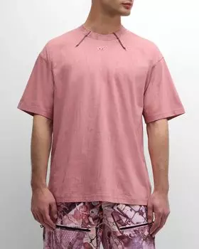 Мужская футболка из пропитанного джерси T-Cos Diesel, цвет Pink