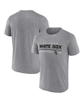 Мужская футболка из синтетики с фирменной меланжевой отделкой chicago white sox durable goods goods grey Fanatics, мульти