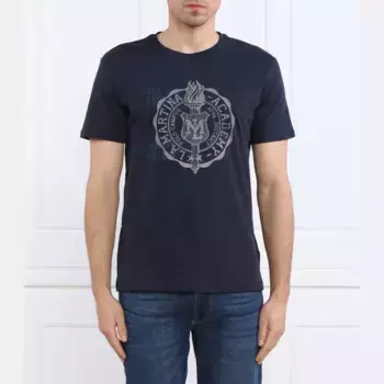 Мужская футболка из трикотажа р/с La Martina, синий