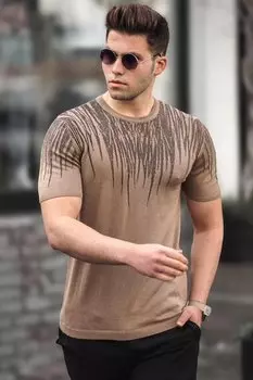 Мужская футболка из верблюжьего трикотажа 5100 MADMEXT