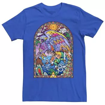 Мужская футболка из витражного стекла Nintendo Legend Of Zelda Winder Waker Licensed Character