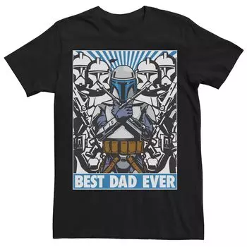 Мужская футболка Jango Fett Best Dad Ever ко Дню отца Star Wars