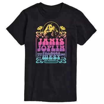 Мужская футболка Janis Joplin Fillmore West Licensed Character