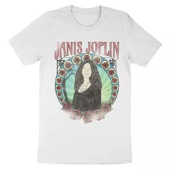 Мужская футболка Janis Joplin Roses Licensed Character