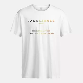 Мужская футболка jcoriot Jack & Jones, белый