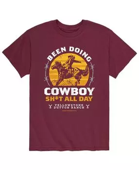 Мужская футболка «Йеллоустонский ковбой» AIRWAVES