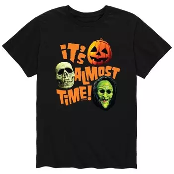 Мужская футболка «Это почти время» Licensed Character, черный