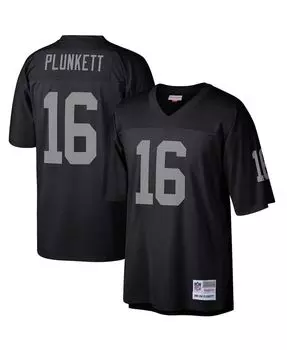 Мужская футболка jim plunkett black las vegas raiders replika legacy player на пенсии Mitchell &amp; Ness, черный