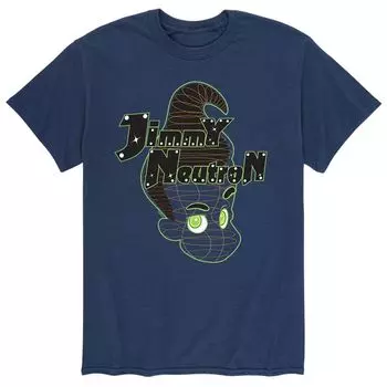Мужская футболка Jimmy Neutron Jimmy Neutron с неоновой головкой Licensed Character