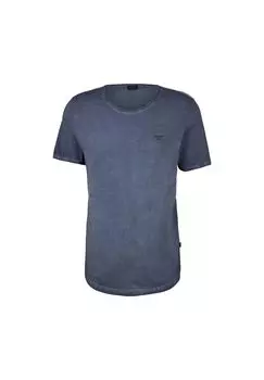 Мужская футболка - JJJ-06Clark, круглый вырез, рукава до половины, логотип, хлопок JOOP! JEANS, синий