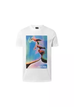 Мужская футболка - JJJ-20Adriel, круглый вырез, рукава до половины, хлопок, принт JOOP! JEANS, белый