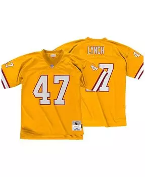 Мужская футболка John Lynch Tampa Bay Buccaneers Replica Throwback Джерси Mitchell & Ness, оранжевый