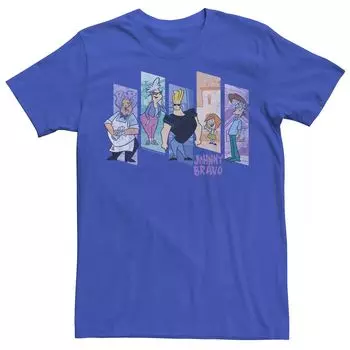 Мужская футболка Johnny Bravo Groupshot Licensed Character