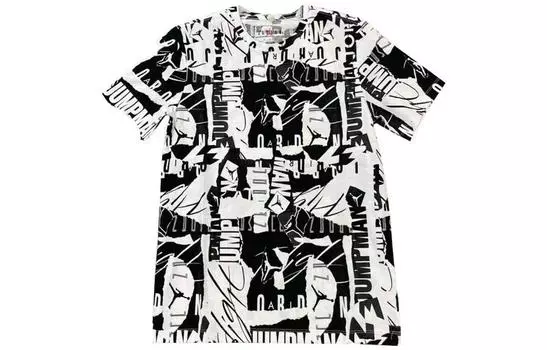 Мужская футболка Jordan, Черно-белый