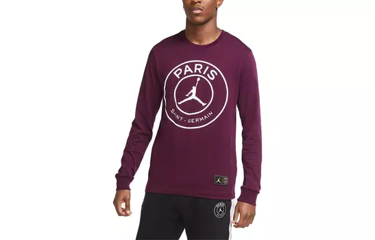 Мужская футболка Jordan, цвет Bordeaux burgundy