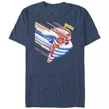 Мужская футболка Judas Priest Turbo с графическим рисунком Licensed Character, цвет Navy Heather