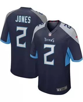 Мужская футболка julio jones navy tennessee titans game джерси Nike, синий