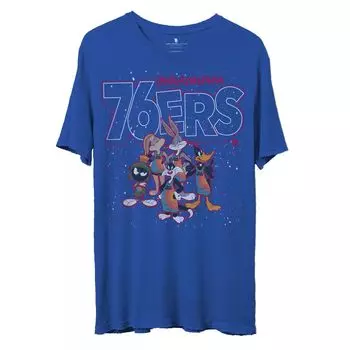 Мужская футболка Junk Food Royal Philadelphia 76ers Space Jam 2 Home Squad Advantage