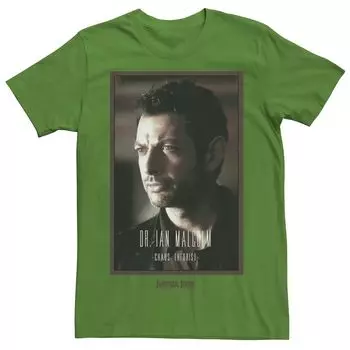 Мужская футболка Jurassic Park Dr. Ian Malcolm Chaos Theorist Licensed Character
